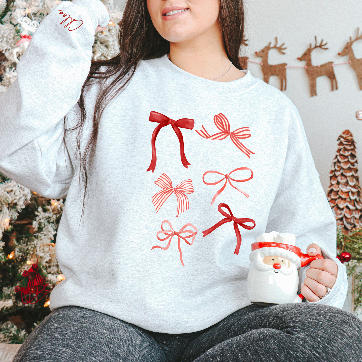 Coquette Christmas Sweatshirt