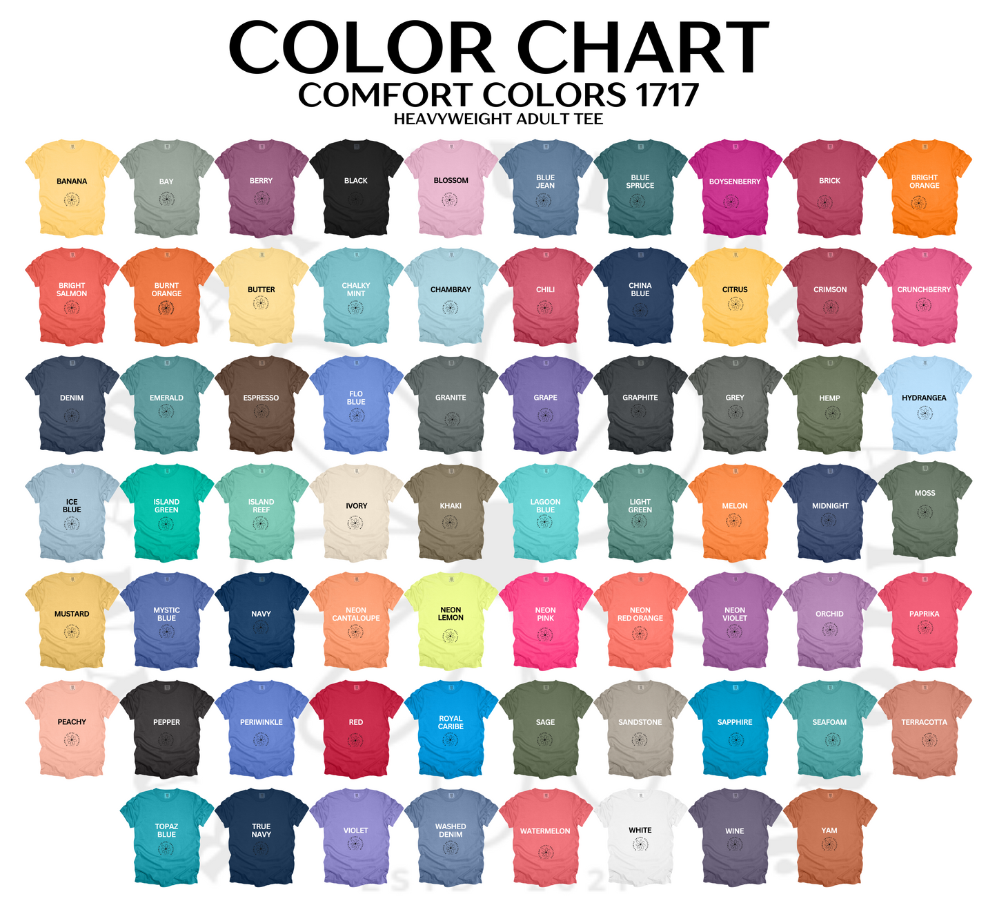 Custom Comfort Colors® Shirt – Personalized Puff or DTF Design