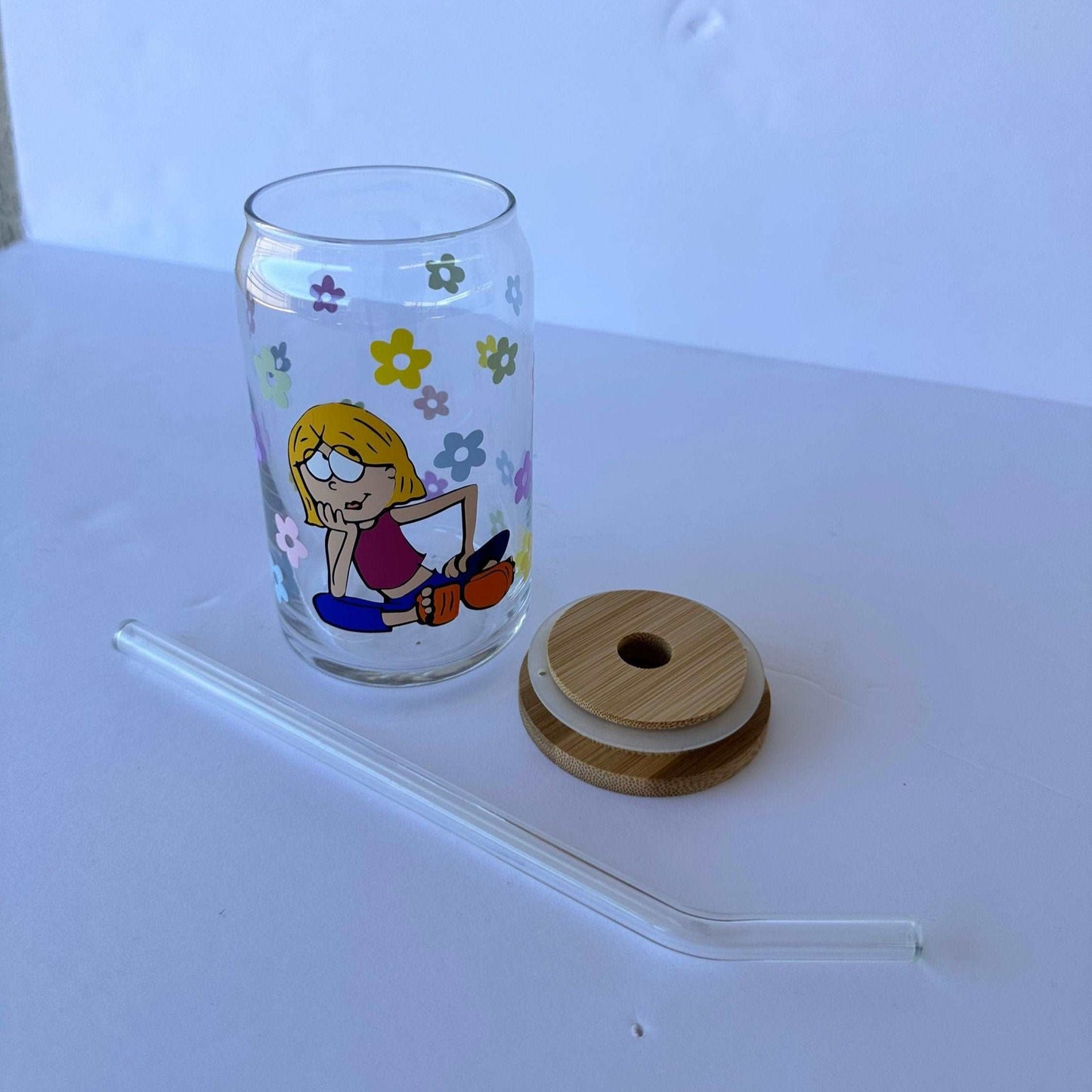 Lizzie McGuire Glass Can Cup
