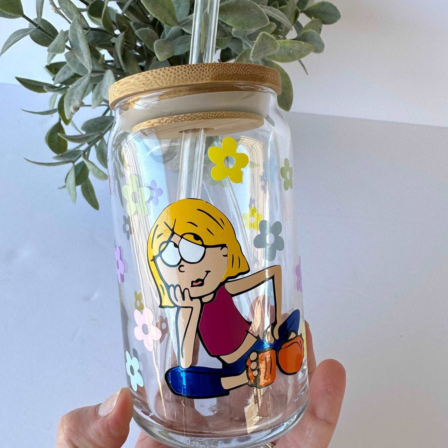 Lizzie McGuire Glass Can Cup