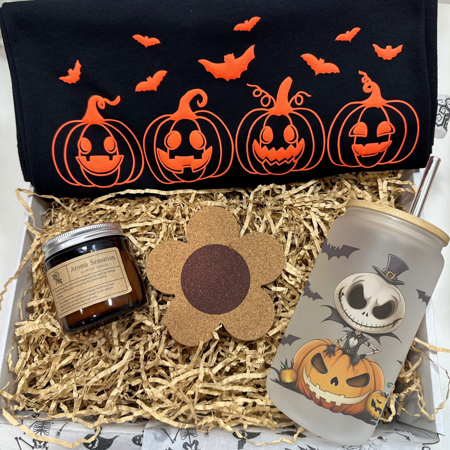 Spooky Gift Basket with a T-shirt