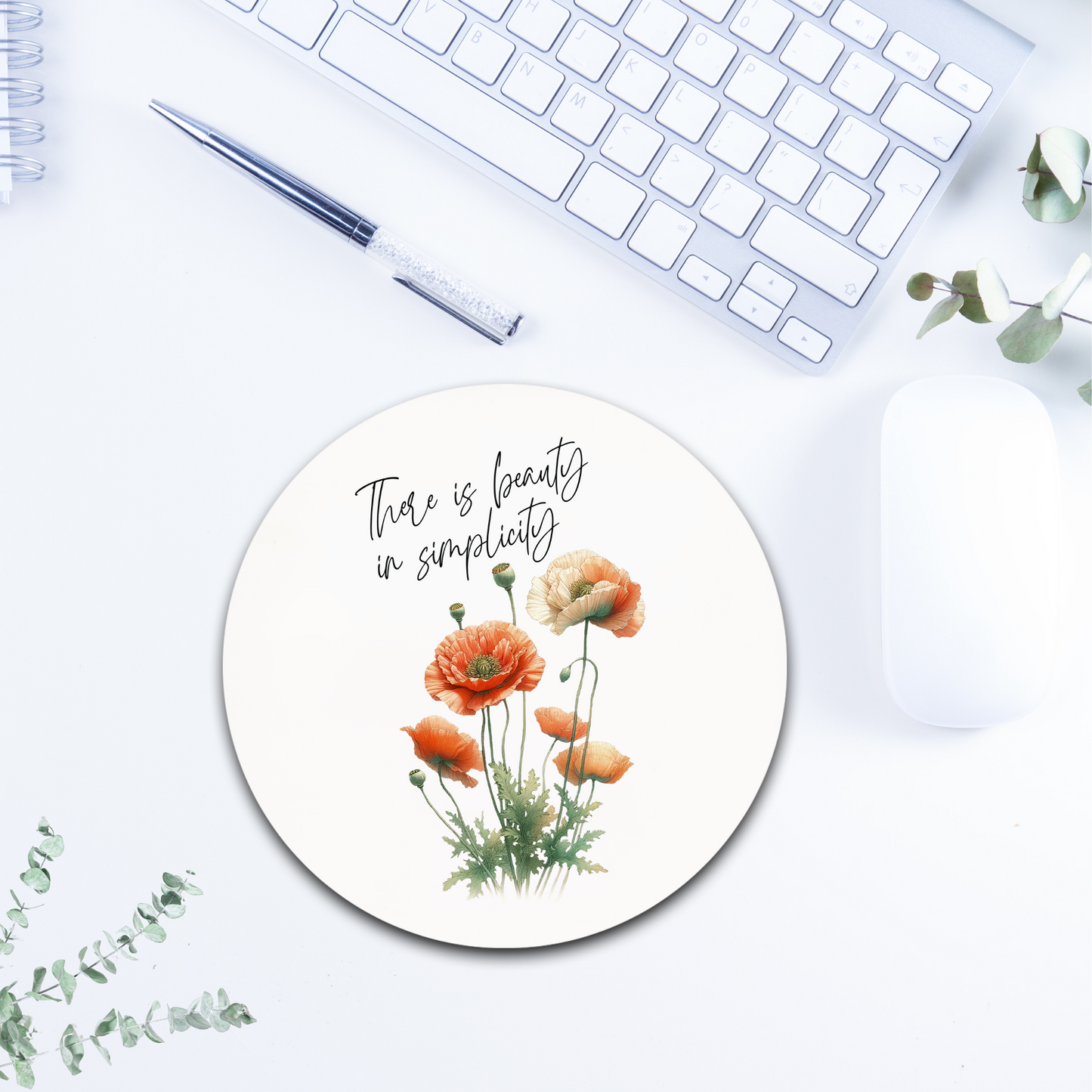 Custom Flower Birth Month Coaster– Personalized Name & Floral Design