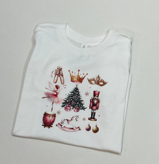 Ballerina Nutcracker Christmas Kid Shirt