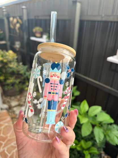 Nutcracker Glass Can