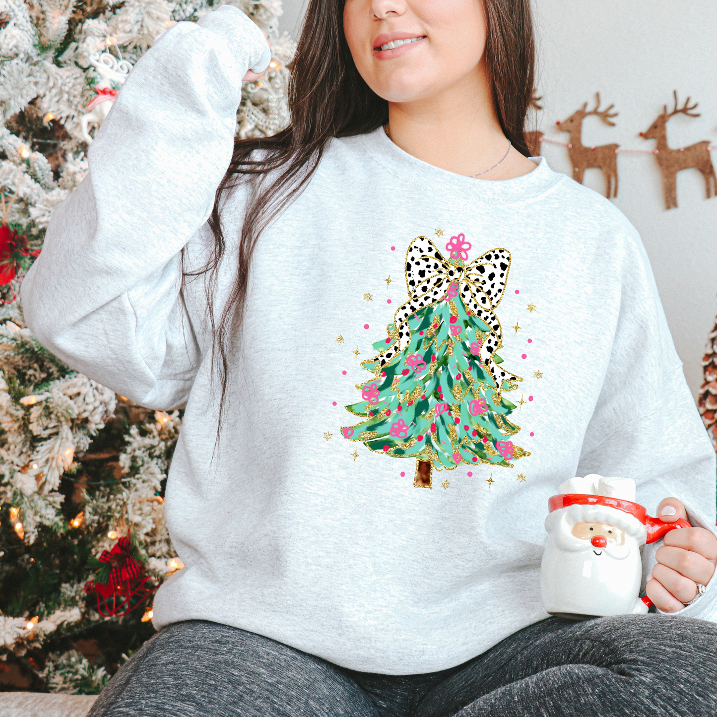 Coquette Christmas Sweatshirt