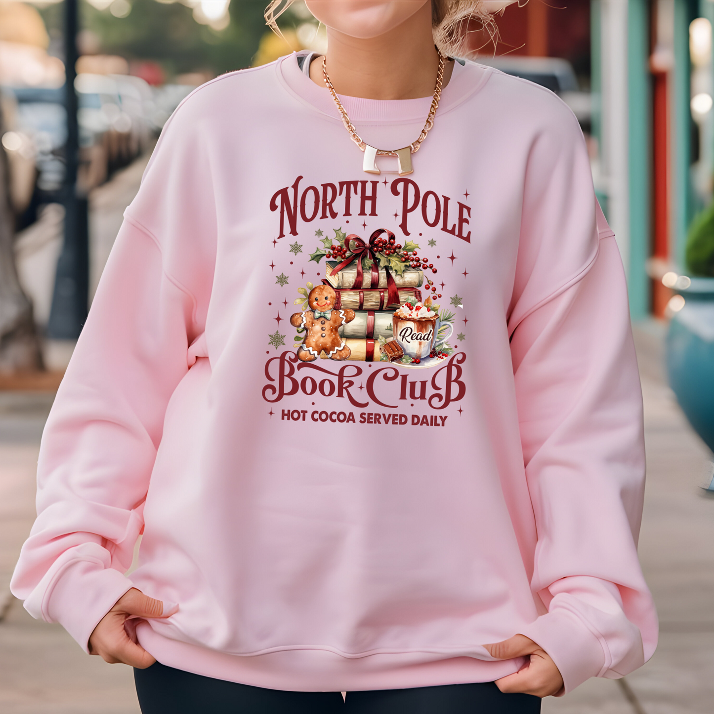 North Pole Book Club Sweatshirt