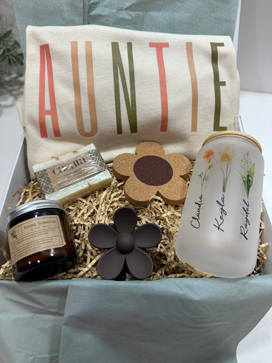 Personalized Fall Gift Box for Auntie