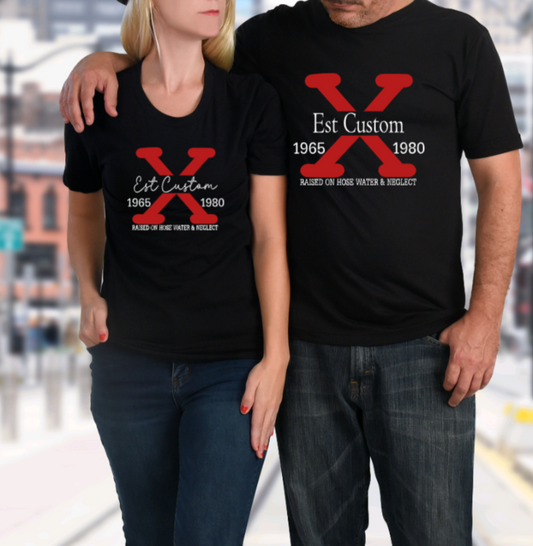 Personalized Gen X T-shirts