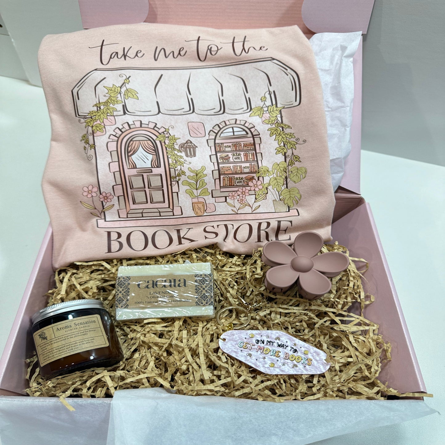 Book Lovers Gift Basket