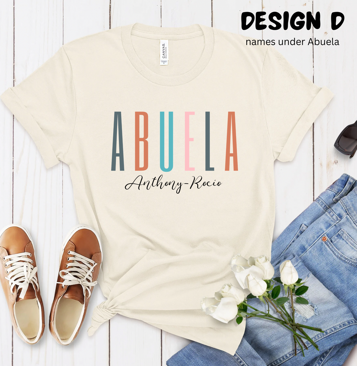 Personalized Abuela T-shirt