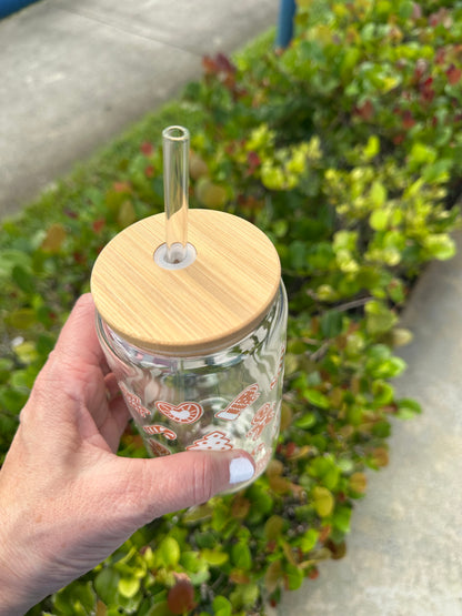 Gingerbread Glass Cup