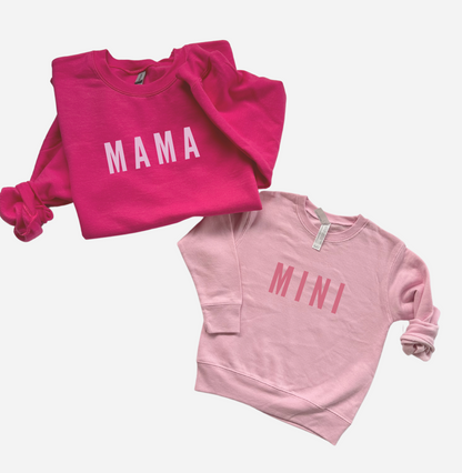 Matching Mama and Mini Sweatshirt