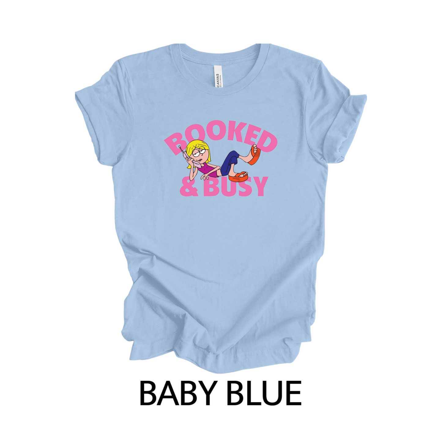 Booked and Busy Lizzie T-shirt