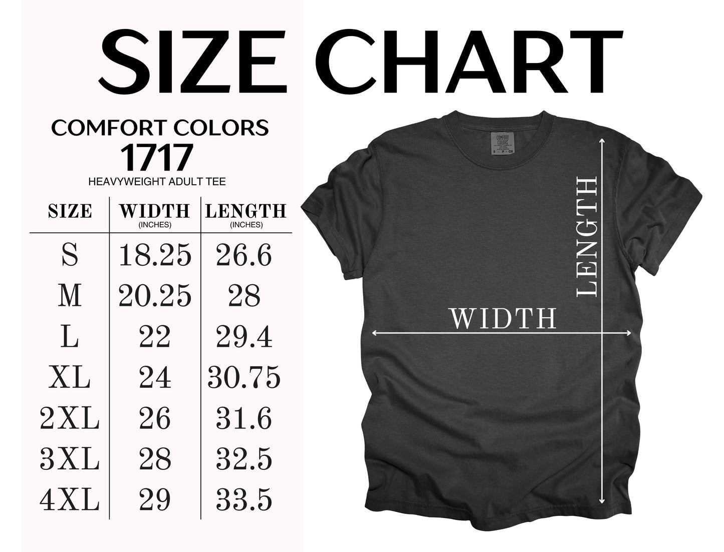 Custom Comfort Colors Tee – Personalized Puff Print Shirt