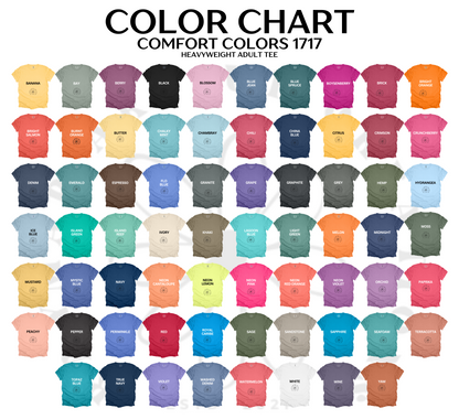 Custom Comfort Colors® Shirt – Personalized Puff or DTF Design