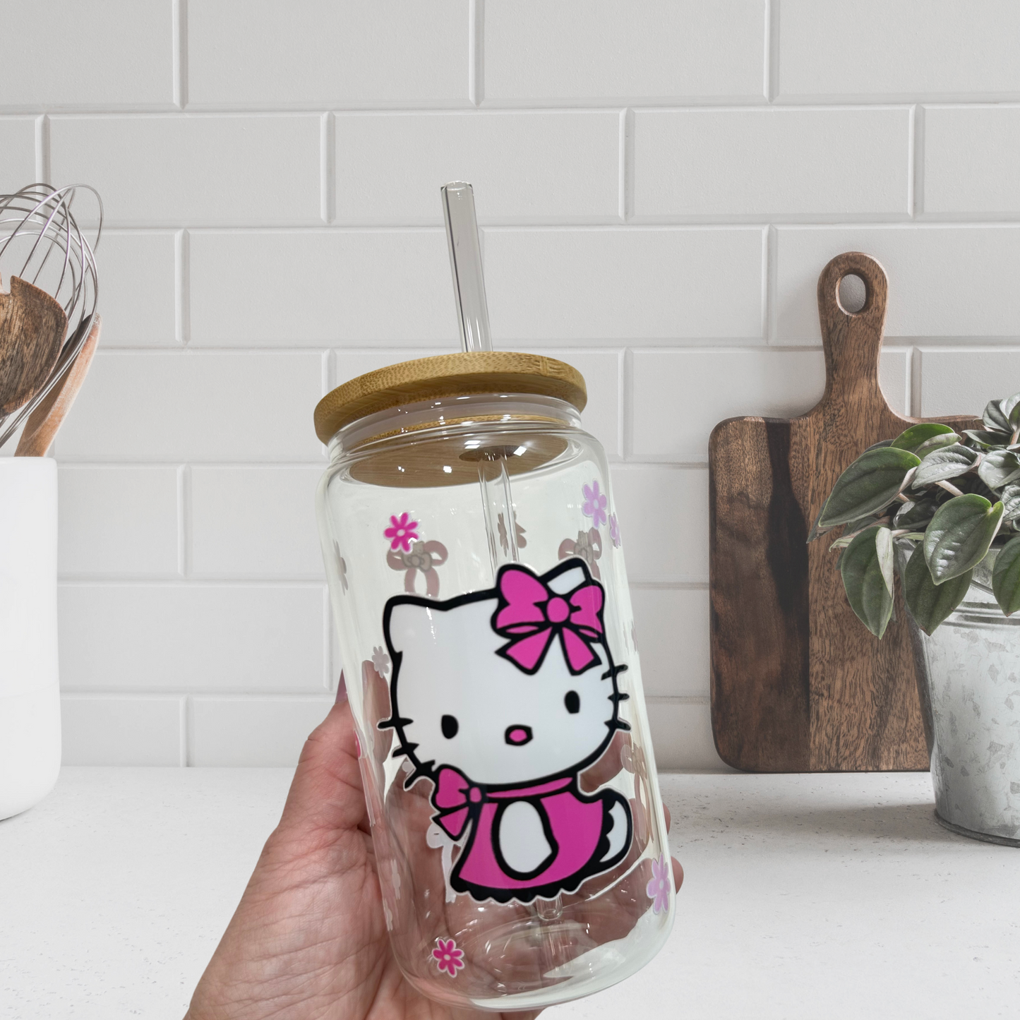 Kawai Kitty Glass Cup