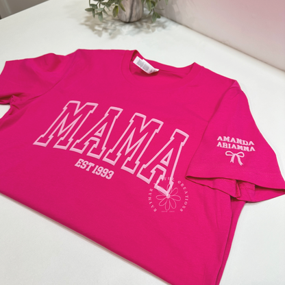 Personalized Mama T-Shirt