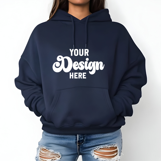 Custom Hoodie with Puff Design