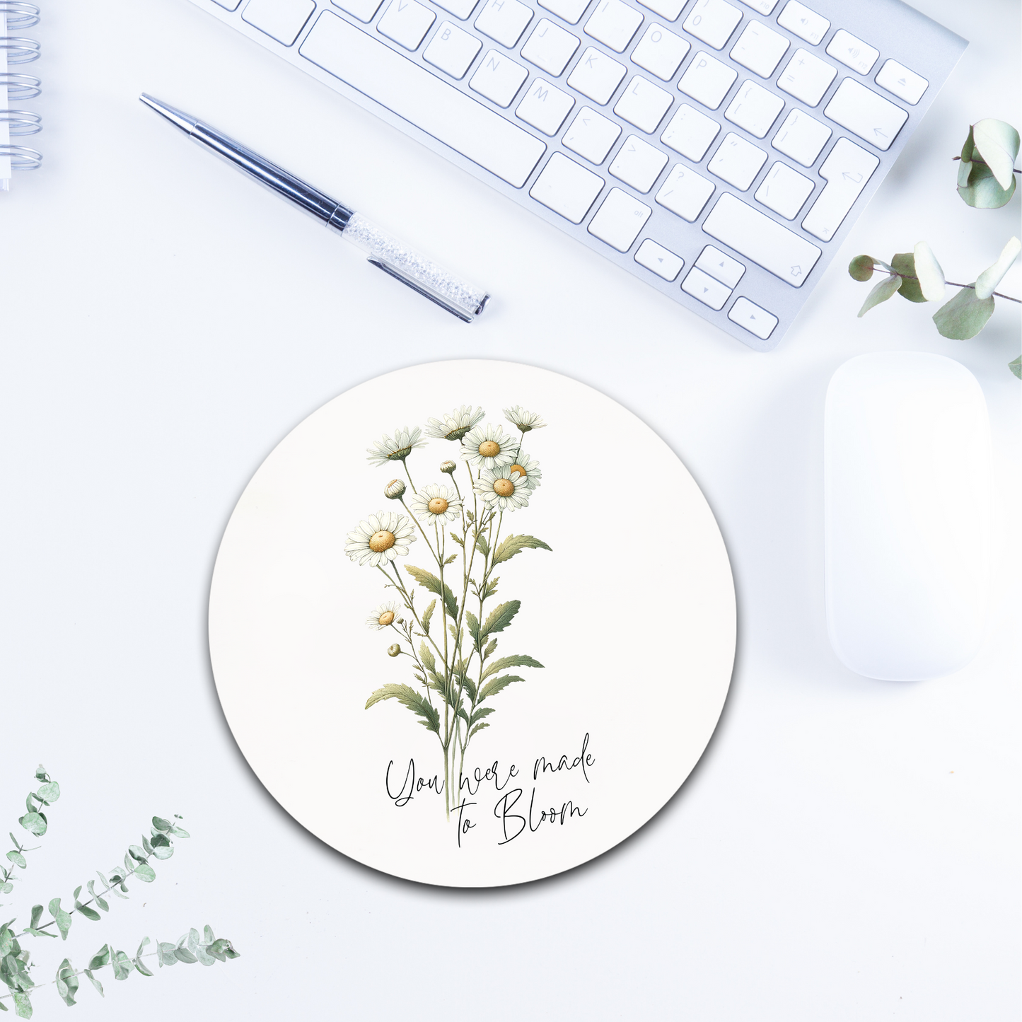 Custom Flower Birth Month Coaster