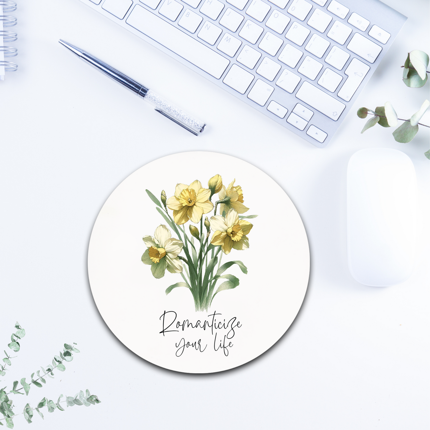 Custom Flower Birth Month Coaster