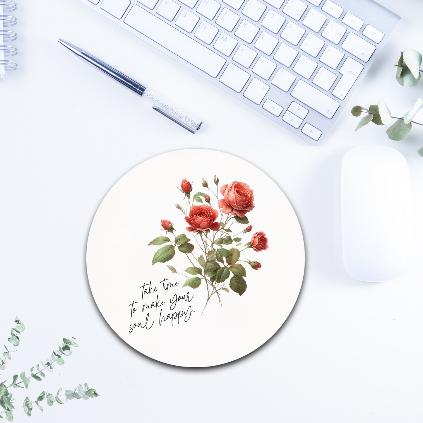 Custom Flower Birth Month Coaster