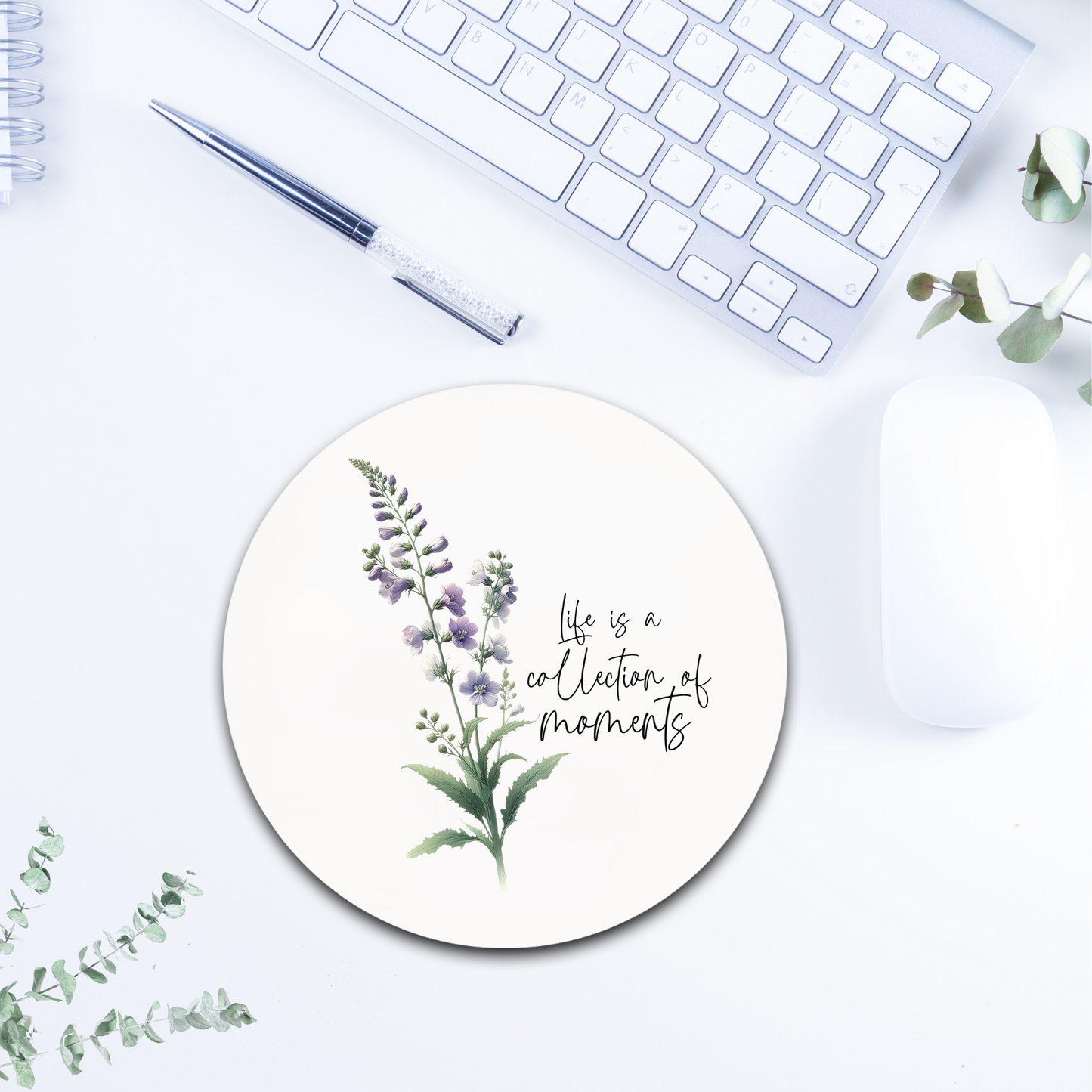 Custom Flower Birth Month Coaster