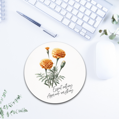 Custom Flower Birth Month Coaster