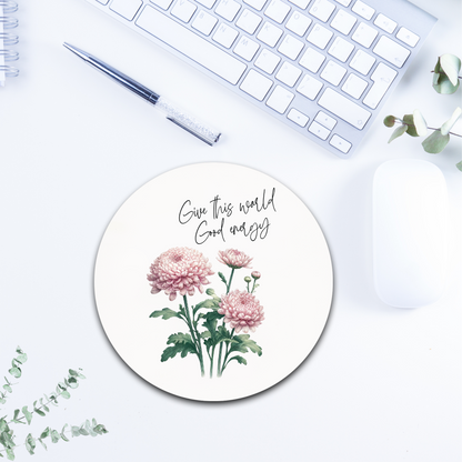 Custom Flower Birth Month Coaster