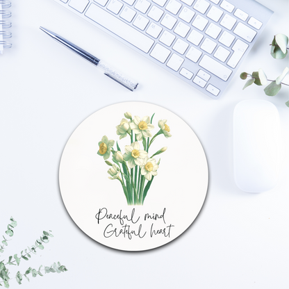 Custom Flower Birth Month Coaster