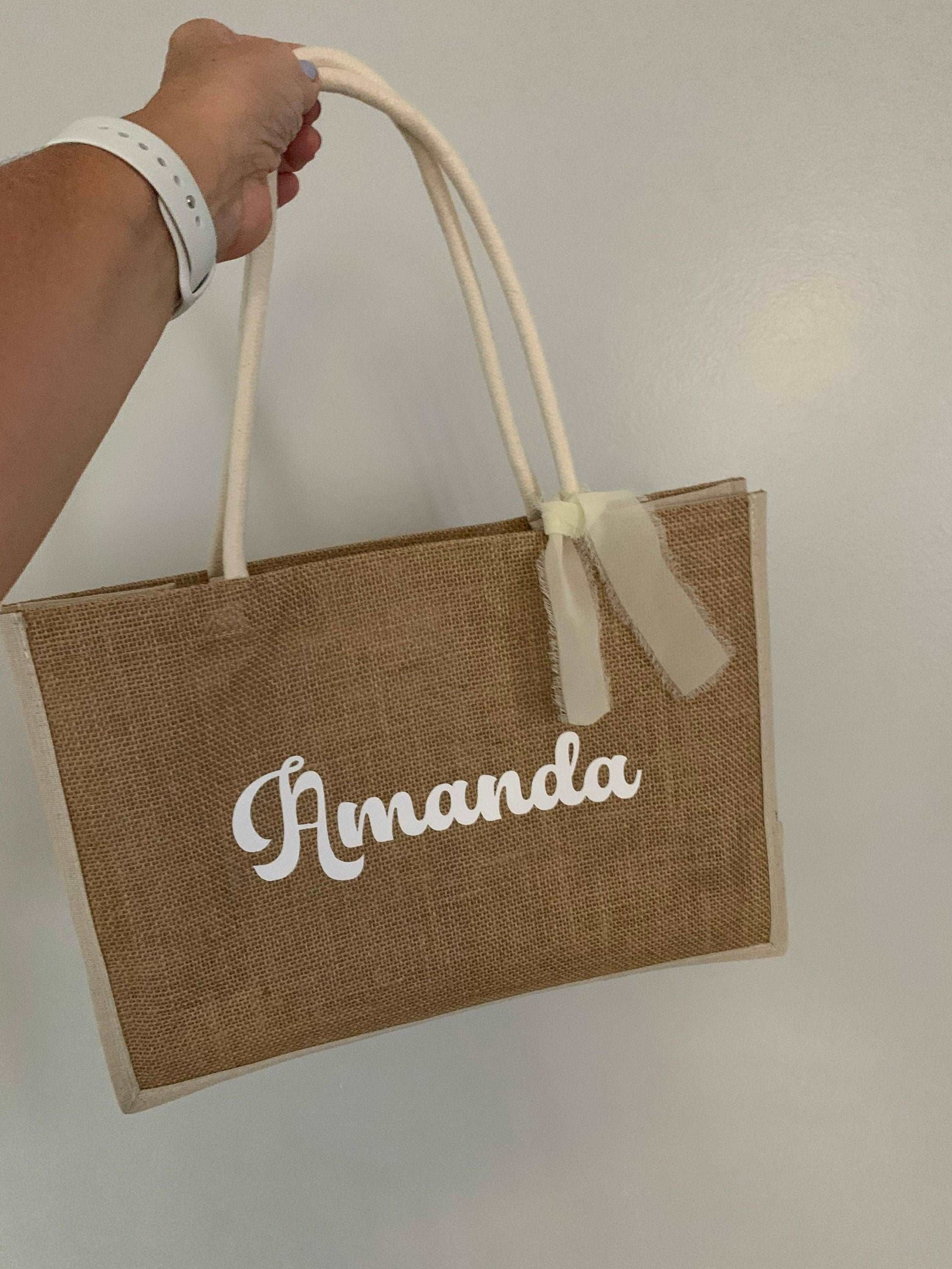 Personalized Beach Tote Bag