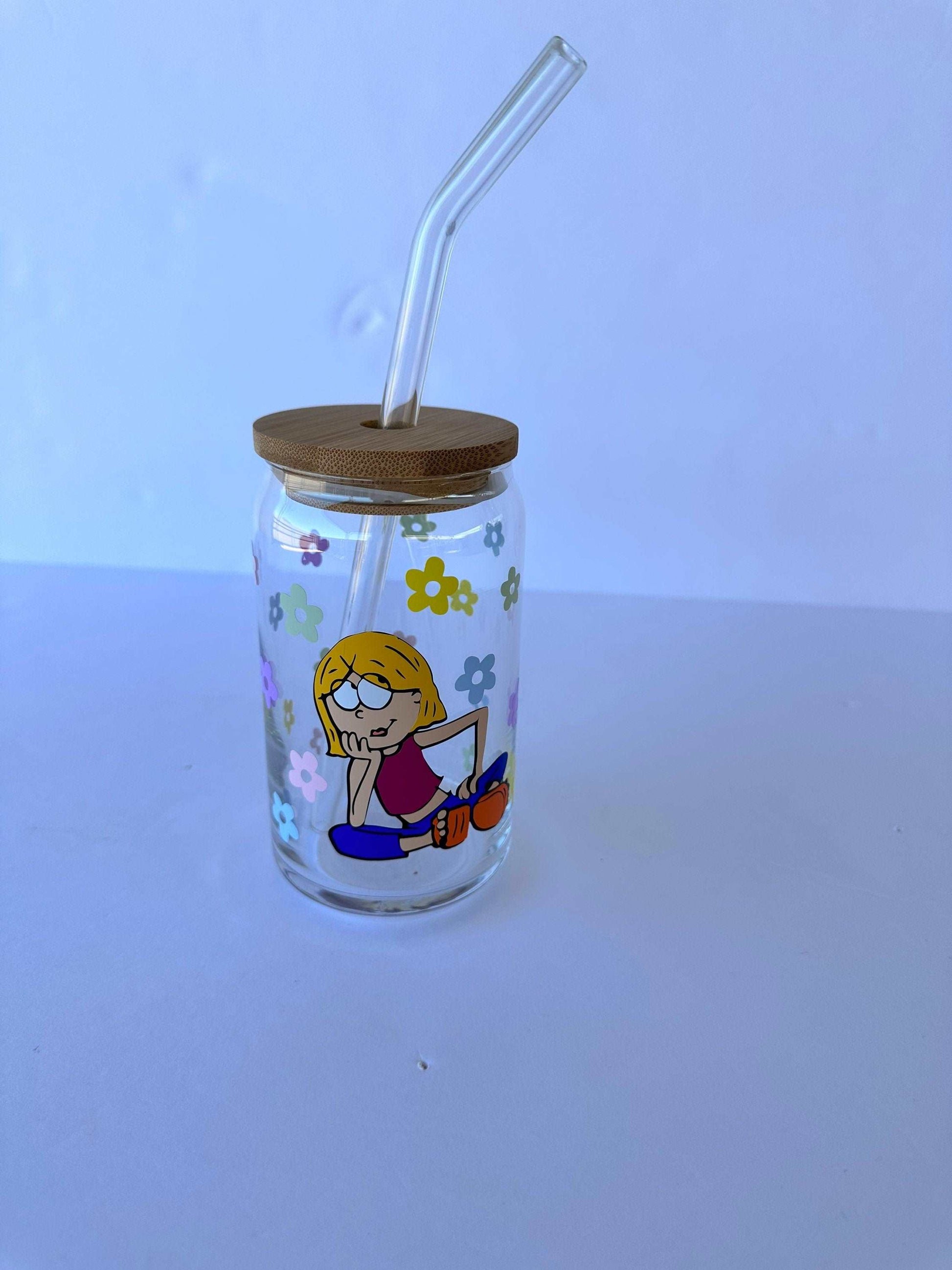 Lizzie McGuire Glass Can Cup