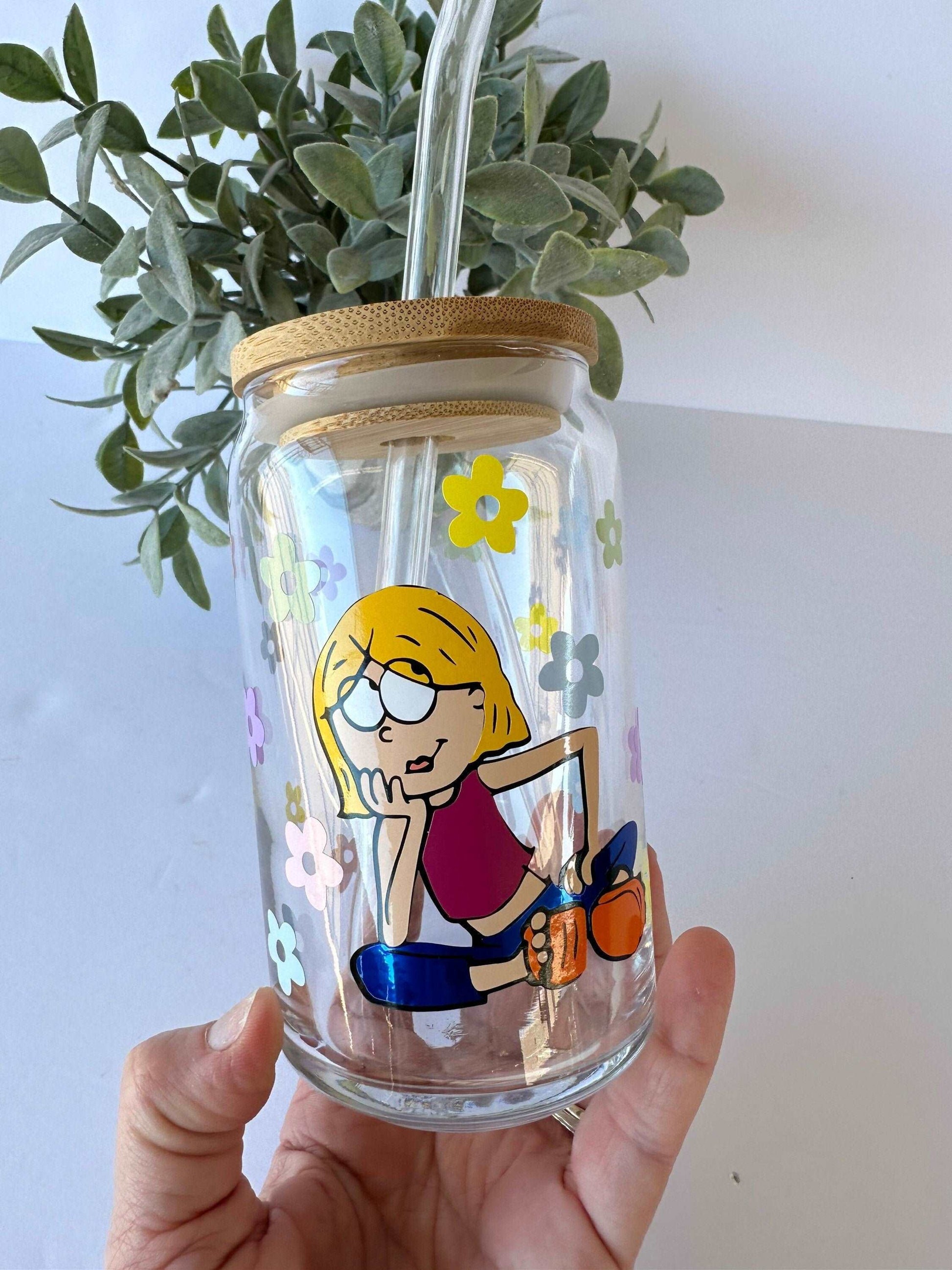 Lizzie McGuire Glass Can Cup