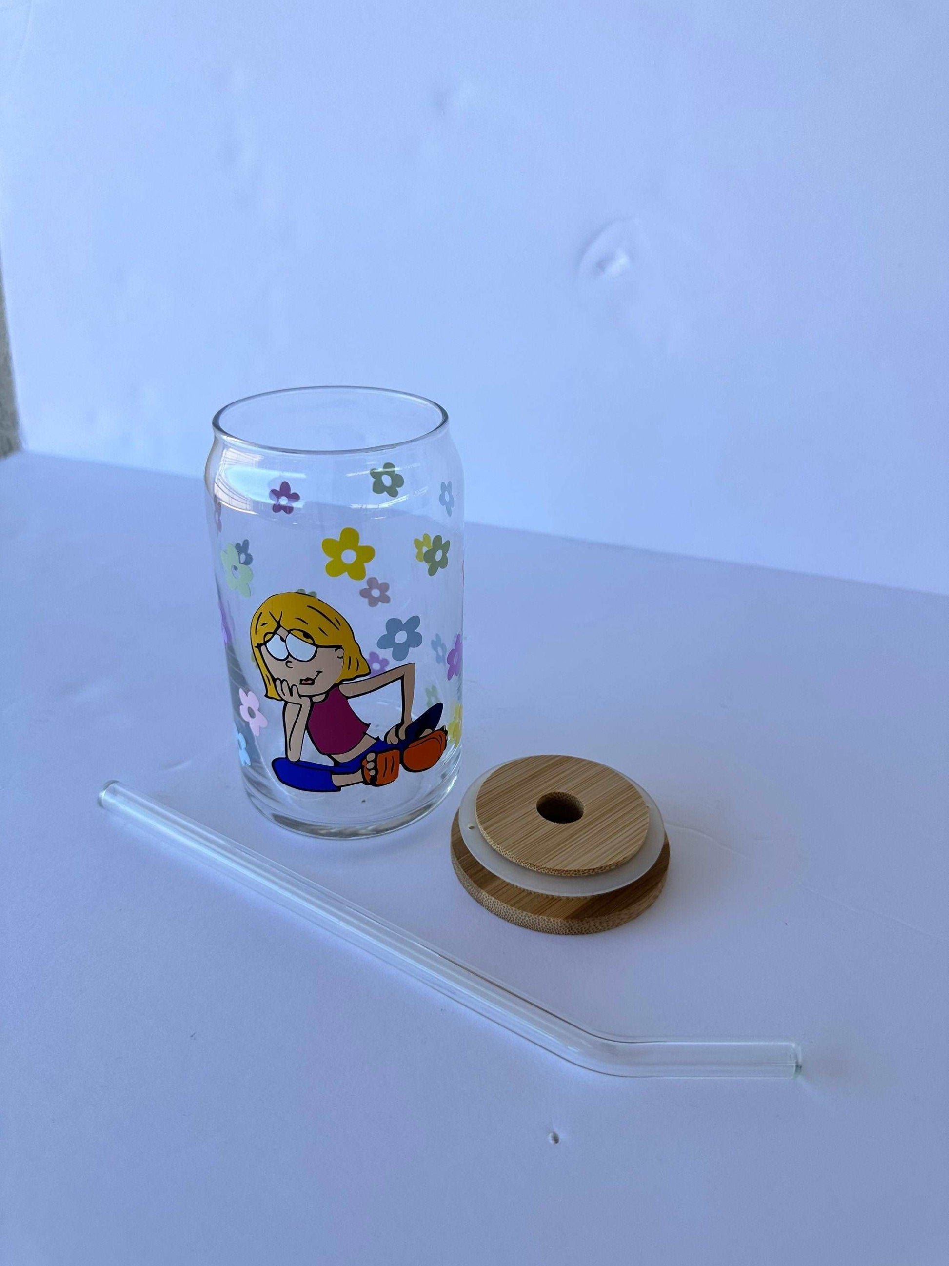 Lizzie McGuire Glass Can Cup