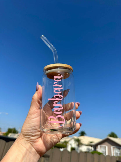 Personalized Tumbler Glass Can