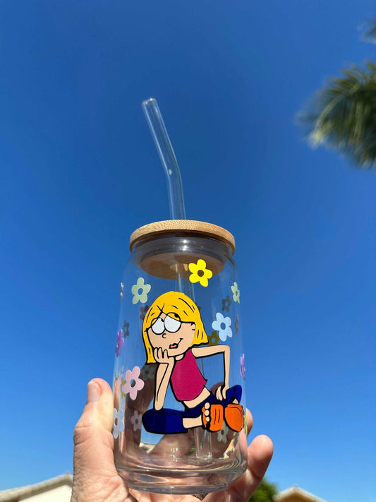 Lizzie McGuire Glass Can Cup