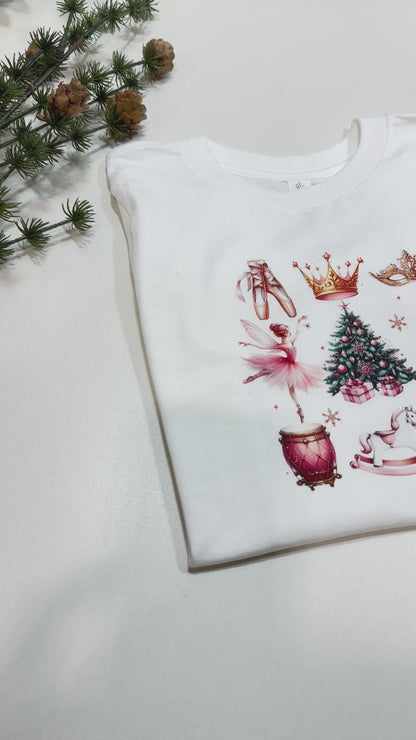 Ballerina Nutcracker Christmas Kid Shirt