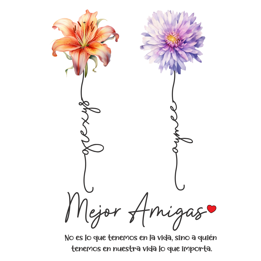 mejores amigas custom tumbler